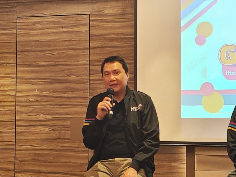 Iman Syahrizal, Direktur Sales and Marketing MyRepublic, pada acara Media Gathering di Jakarta, Jumat (24/3).