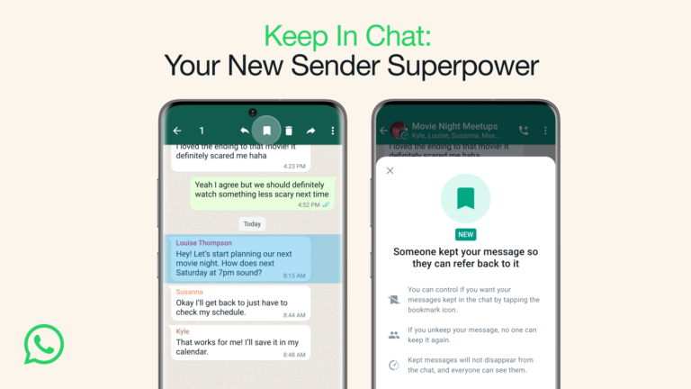 Mengetahui Fungsi Keep in Chat WhatsApp
