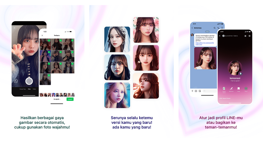 Cara Menggunakan Selfie AI di Line