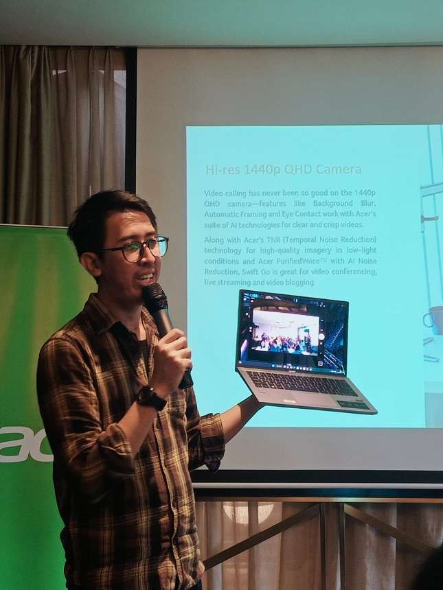 laptop Swift Go 14 OLED Besutan Acer Sasar Mahasiswa Hingga Profesional