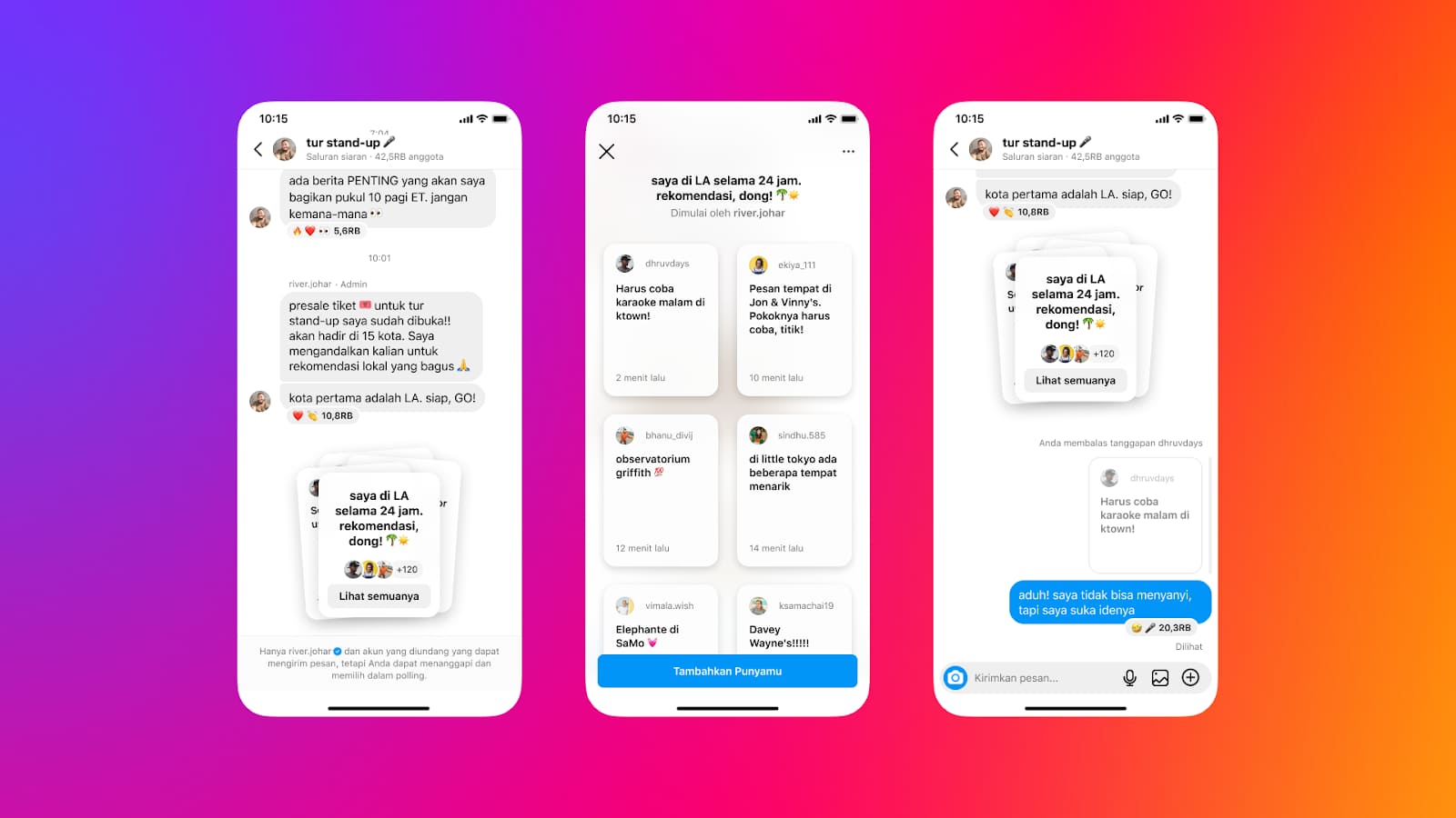 Fitur Saluran Siaran Instagram, Cara Baru Kreator Terhubung Fans