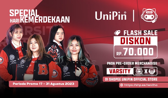 UniPin Ladies Series Jual Varsity Secara Eksklusif