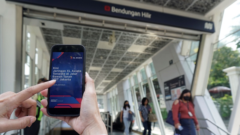 Sinyal 4G XL Axiata Sudah Tersedia di Sepanjang Jalur MRT Jakarta