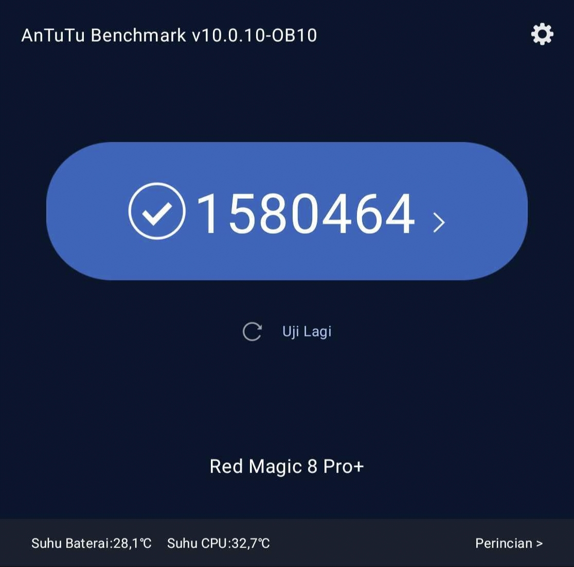 Benchmark Redmagic 8S Pro