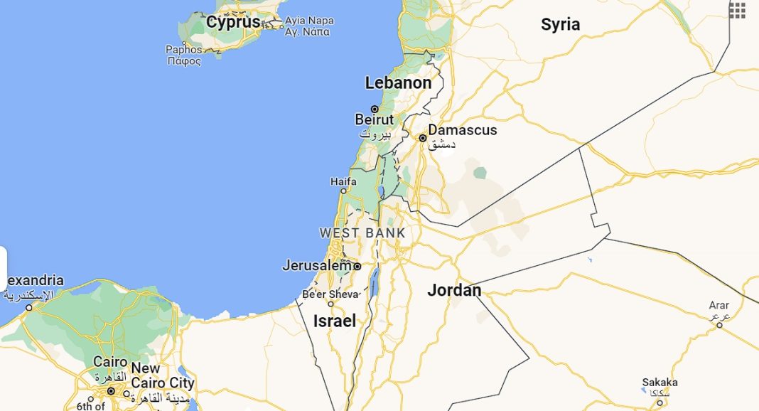Peta Palestina tidak ada di Google Maps