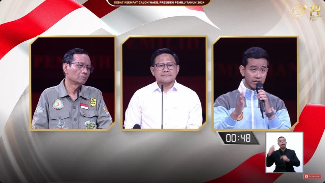Gibran Masih Unggul dari Muhaimin dan Mahfud di Media Sosial.