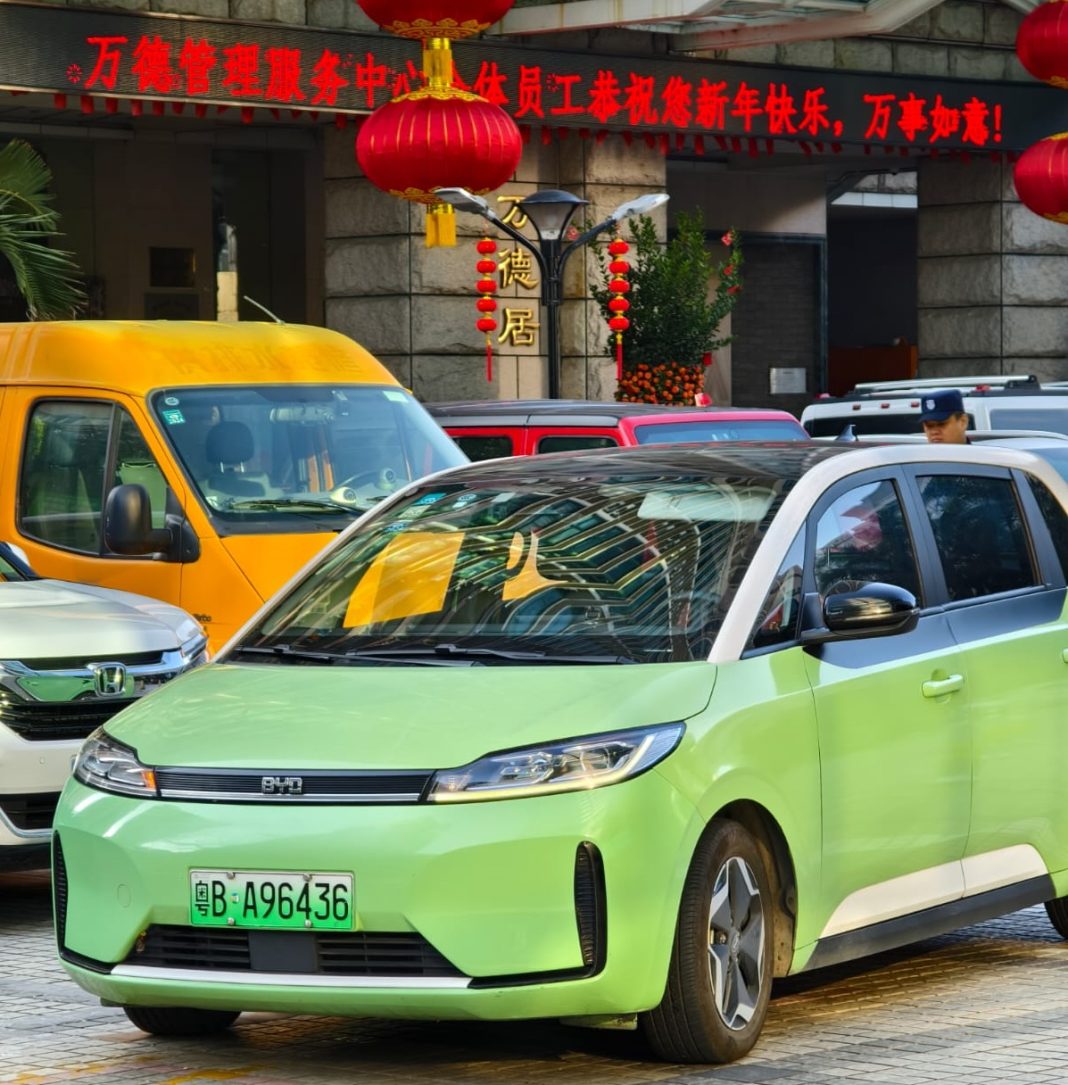 Mobil Listrik BYD di Shenzhen, China (Selular.id/Suharno)