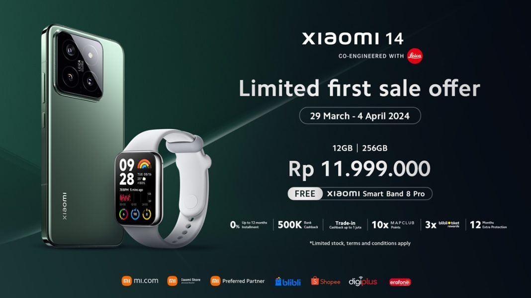Xiaomi 14, Xiaomi Watch 2, Xiaomi Watch S3, dan Xiaomi Smart Band 8 Pro