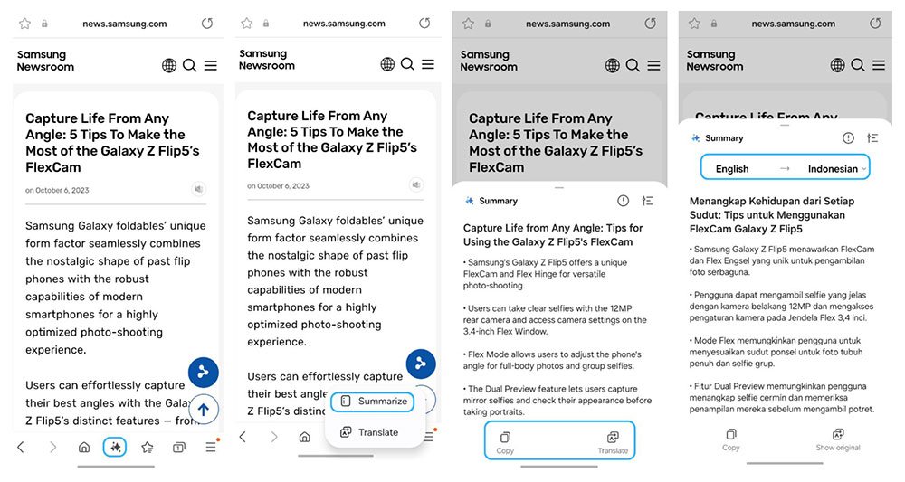 Cara menggunakan Browsing Assist untuk meningkatkan produktivitas sehari-hari