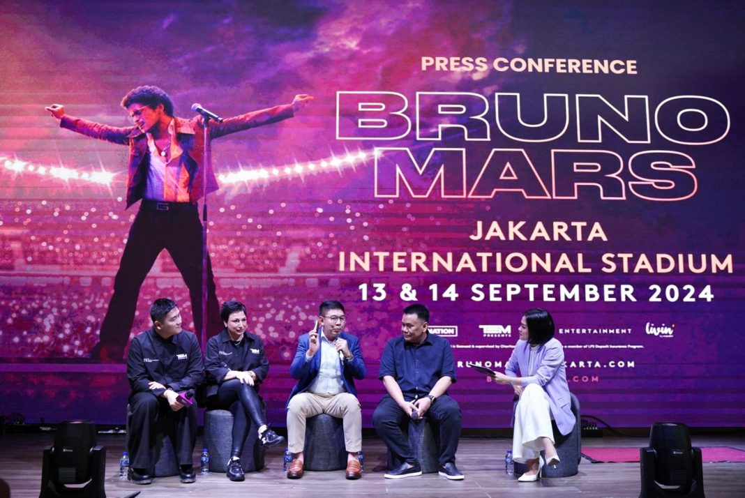 Bank Mandiri Resmi Jual Tiket Konser “Bruno Mars” di Livin’ Sukha