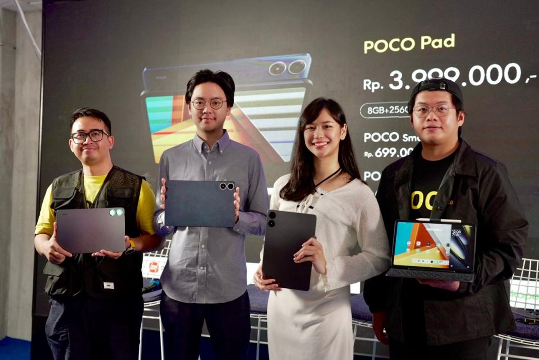 [Ki-ka] Abee Hakiim, Product PR Manager POCO Indonesia_ Daniel Santoso, CBO Liquid Aura Indonesia_ Inayma, Game Enthusiast_ Jeksen, Product Marketing Manager POCO Indonesia