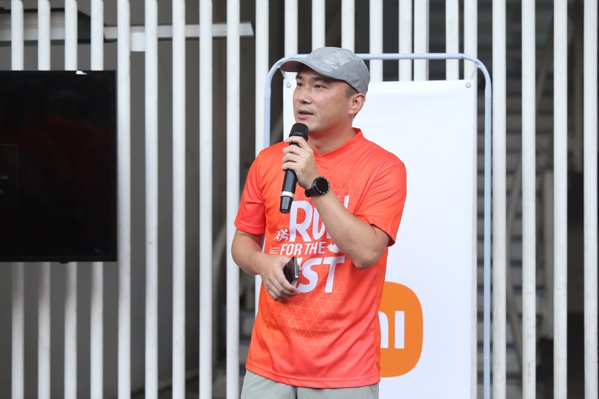 Wentao Zhao, selaku Country Director Xiaomi Indonesia di Acara Run for The East pada Minggu 21 Juli 2024, di GBK Jakarta