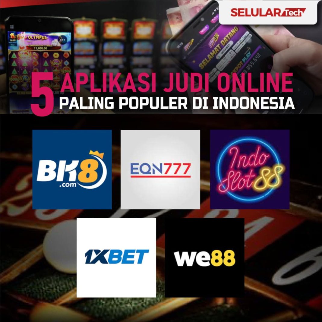 Dari semua aplikasi yang bertebaran di jagat maya, terdapat lima aplikasi judi online paling digemari masyarakat.