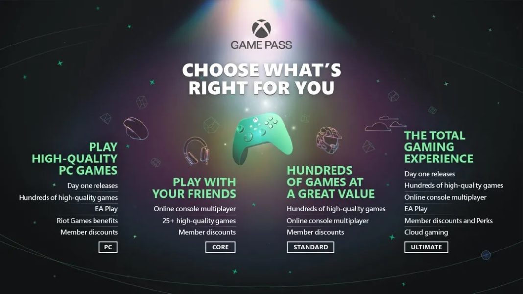 xbox game pass microsoft