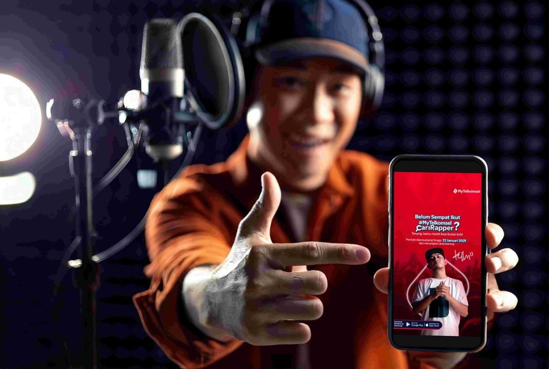 Telkomsel melalui MyTelkomsel Super App bekerja sama dengan rapper Tuan Tigabelas mengadakan #MyTelkomselCariRapper hingga 22 Januari 2025.