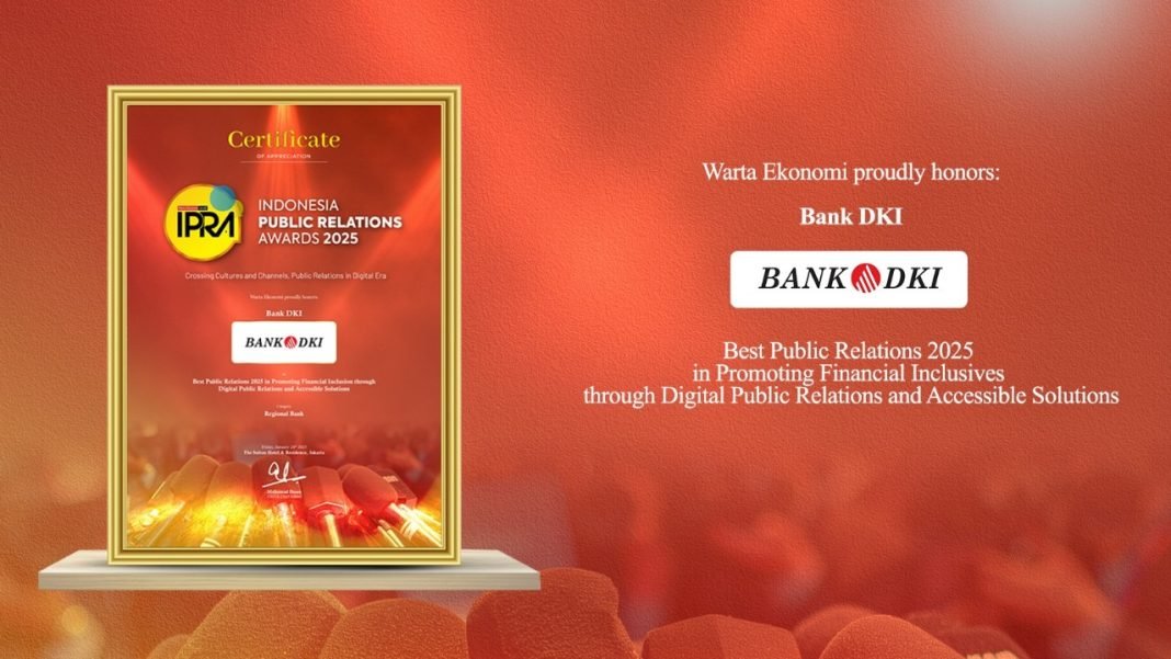 Penghargaan ini akan semakin memotivasi Bank DKI untuk terus meningkatkan kualitas layanan kepada segenap pemangku kepentingan dan nasabah