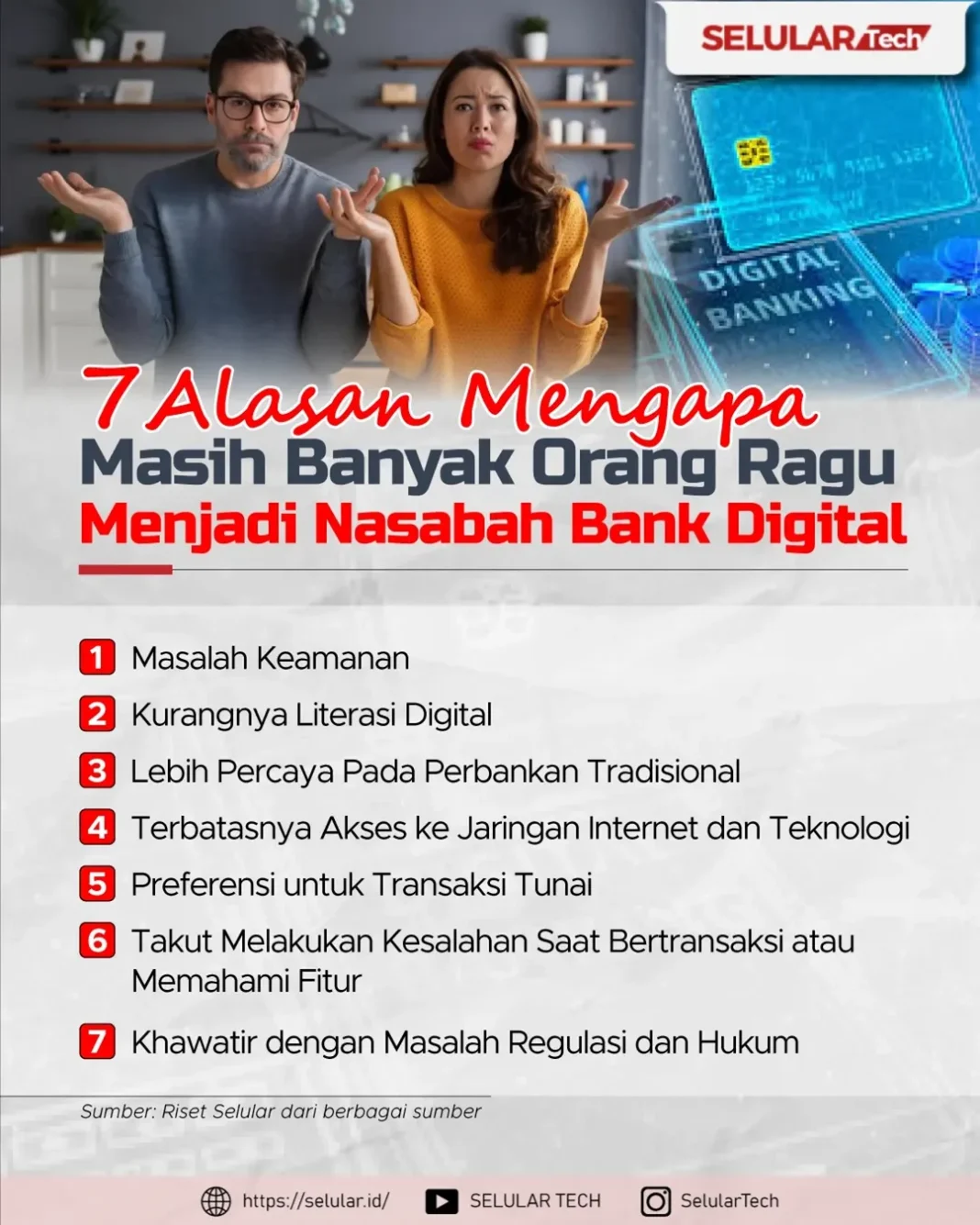 7 Alasan Mengapa Masih Banyak Orang Ragu Menjadi Nasabah Bank Digital