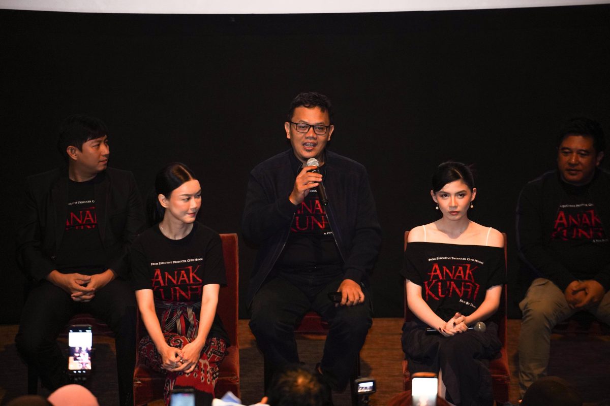 VP Digital Lifestyle Nuon Wahyudi pada press screening film Anak Kunti.