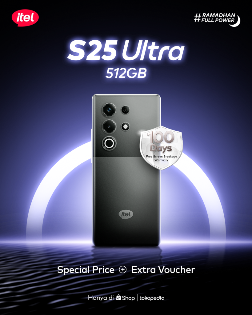 Itel Rilis Varian Baru S25 Ultra dengan Memori 512GB