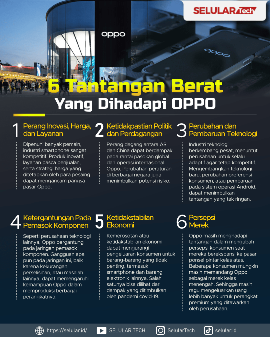 6 tantangan berat yang dihadapi oppo