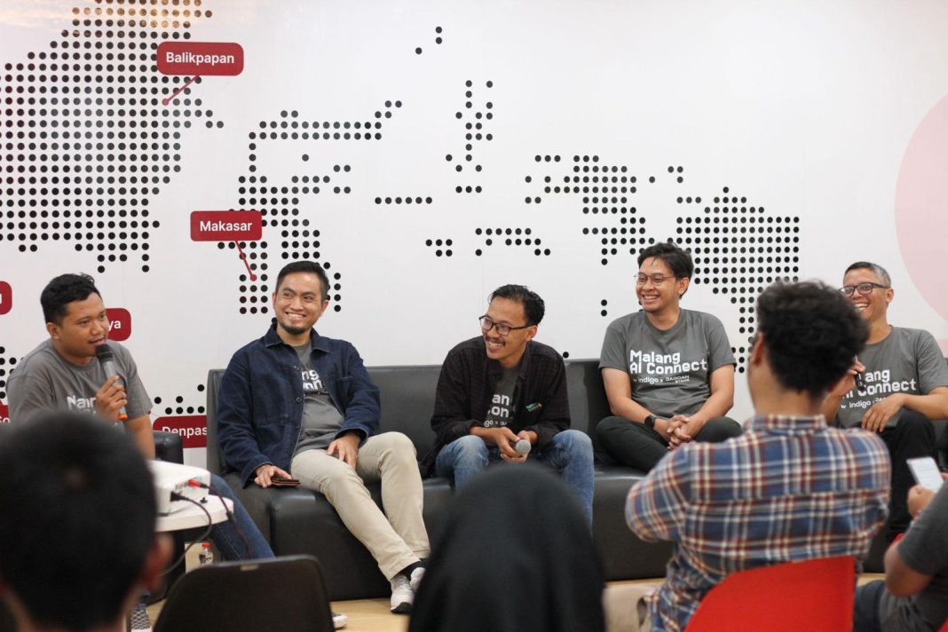 Sesi diskusi pada acara Malang AI Connect yang diselenggarakan beberapa waktu lalu.