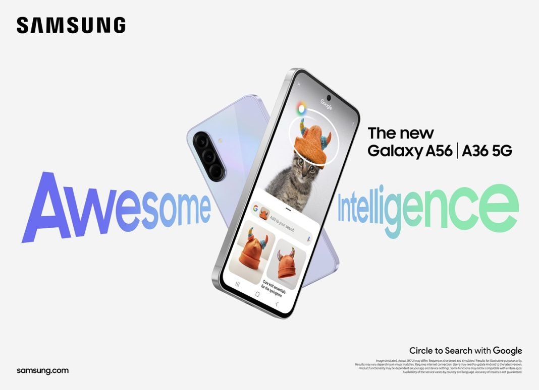 Samsung memperkenalkan rangkaian smartphone Galaxy A series terbaru; Galaxy A56 5G, Galaxy A36 5G, dan Galaxy A26 5G.