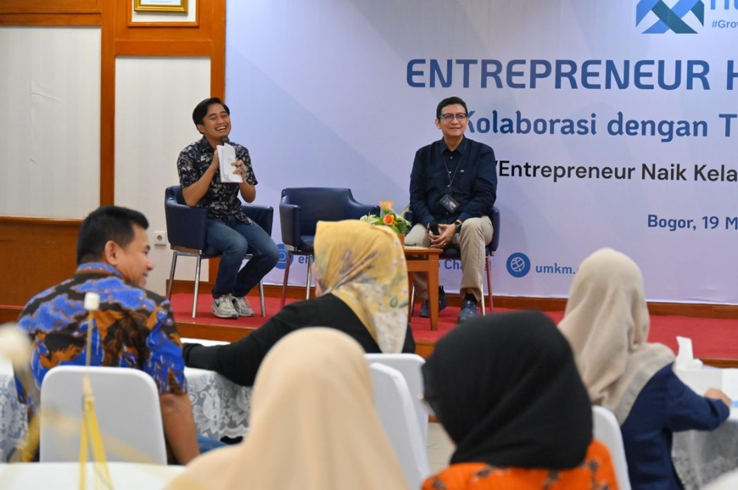Executive Vice President Telkom Regional II Edie Kurniawan di acara Entrepreneur Hub kota Bogor yang diselenggarakan beberapa waktu lalu.