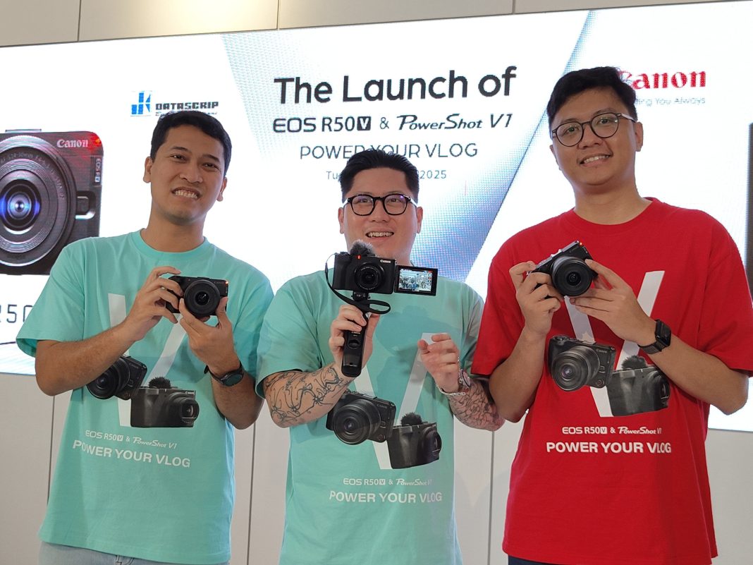 Canon Rilis R50 V dan PowerShot V1, Sasar Konten Kreator