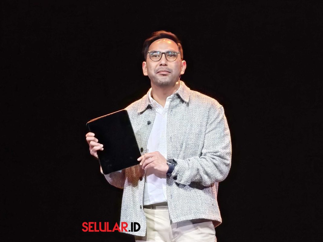 Arga Simanjuntak - Head of Public Relations OPPO Indonesia - OPPO Pad Neo (Photo: Redaksi/ Febrian Fahusni)