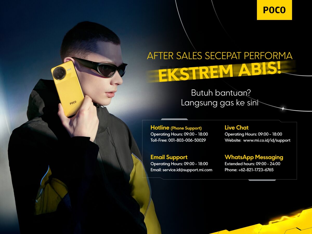 Content image for article: POCO Hadirkan Layanan After Sales Ekstrem untuk Pengguna di Indonesia