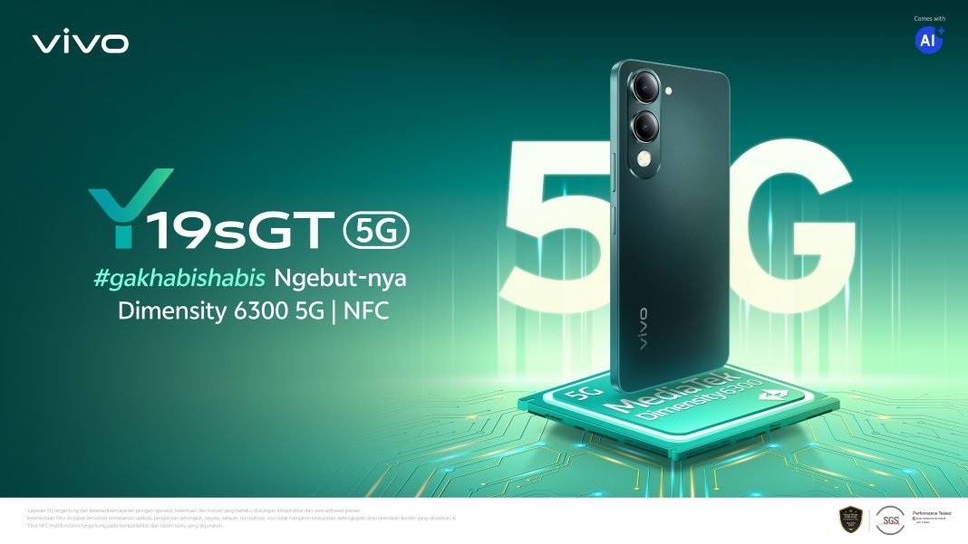vivo Y19sGT 5G Resmi Dirilis, Bawa Koneksi 5G ke Segmen Entry Level
