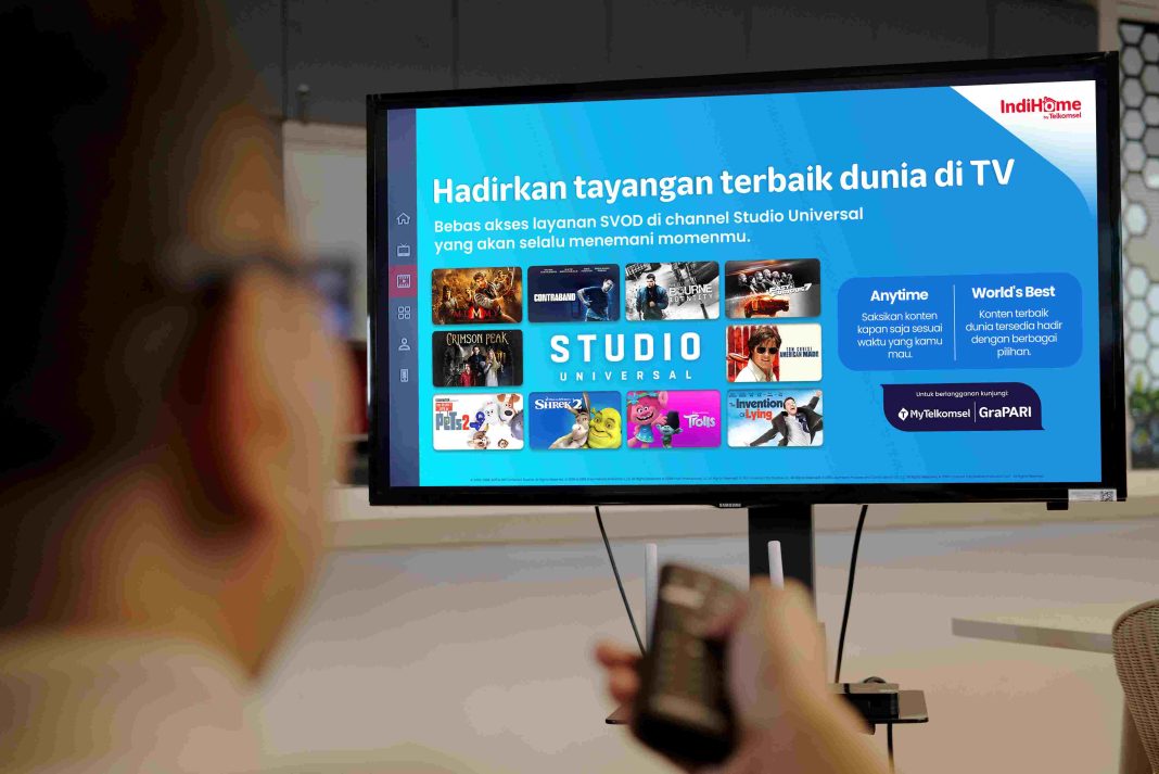 Telkomsel Hadirkan Studio Universal di IndiHome TV, Tambah Koleksi Film Blockbuster