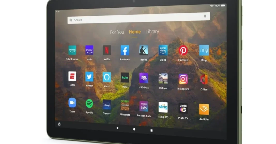 Amazon Fire HD 10 tablet dengan diskon Prime Day 2025