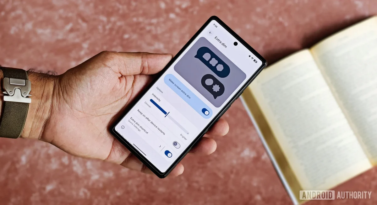 Improved Reading on Android with Extra Dim