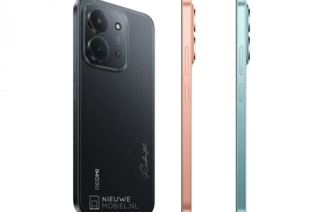 Redmi 15C dalam gambar bocoran resmi dengan desain warna-warni