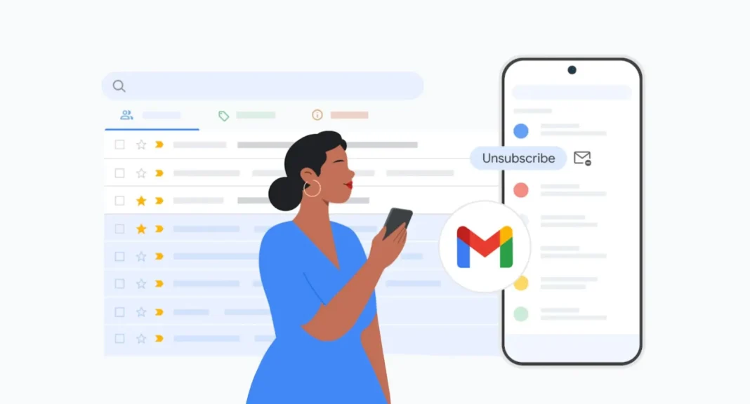 Fitur Manage Subscriptions Gmail untuk berhenti berlangganan email