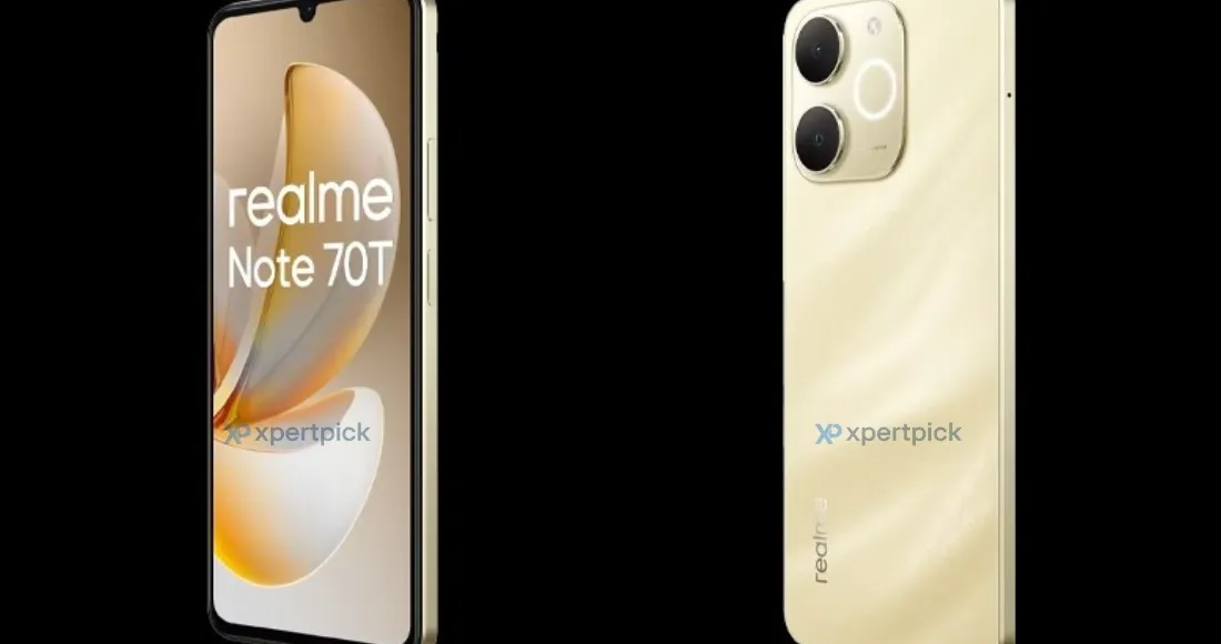 Realme Note 70T retailer listing reveals official images and full specs ahead of launch