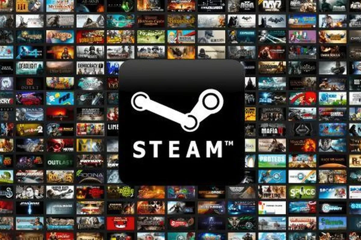 Ilustrasi platform distribusi game Steam.