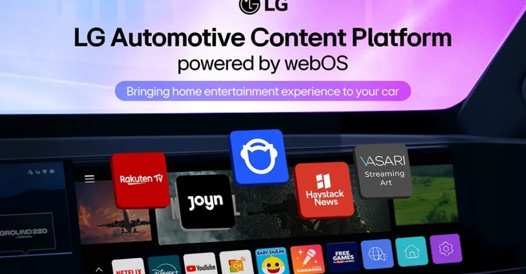 LG dan Kia kolaborasi pasang platform streaming webOS di mobil listrik EV3