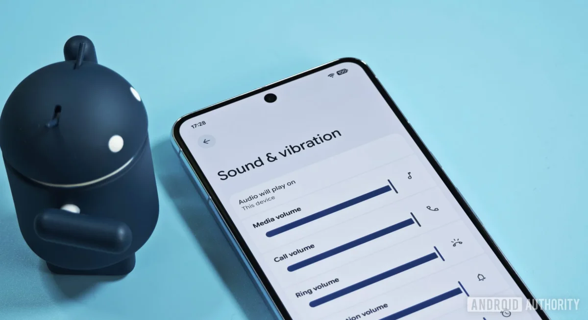 Sound & vibration settings in Android 16 QPR1