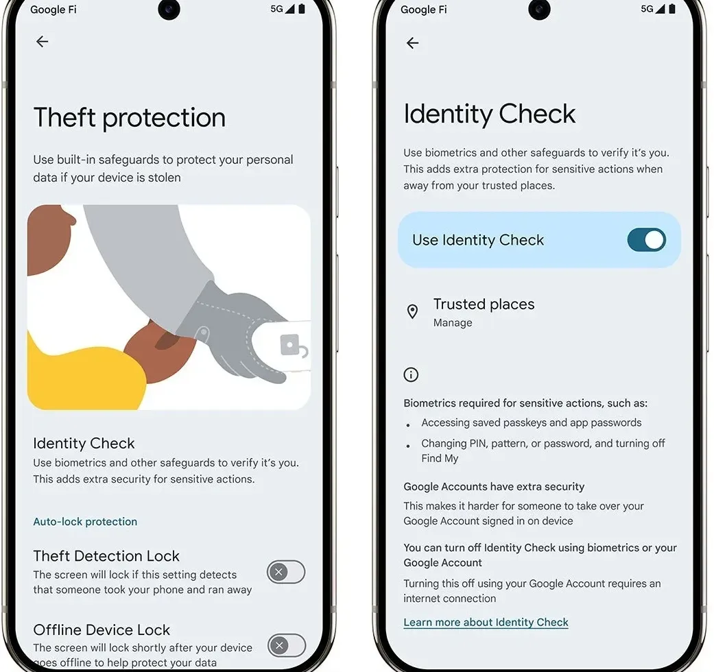 With Identity Check you can set up your own trusted places. | Image credit – Google - Google wants your smartwatch to prove you're still you