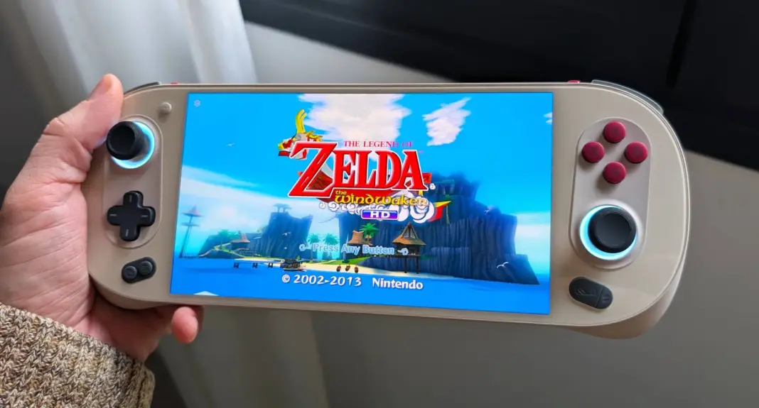 Zelda Windwaker HD Cemu Wii U emulator AYANEO Pocket EVO