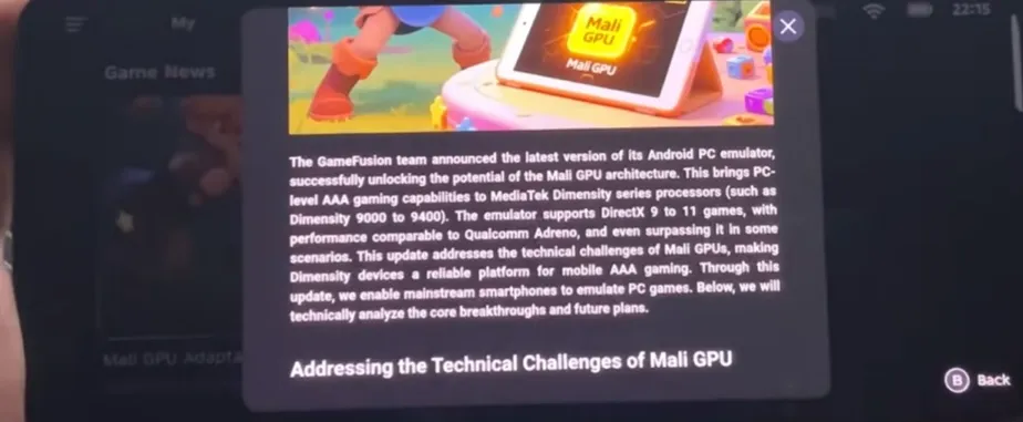 GameSir Perbarui Emulator GameHub untuk Optimalkan MediaTek Dimensity