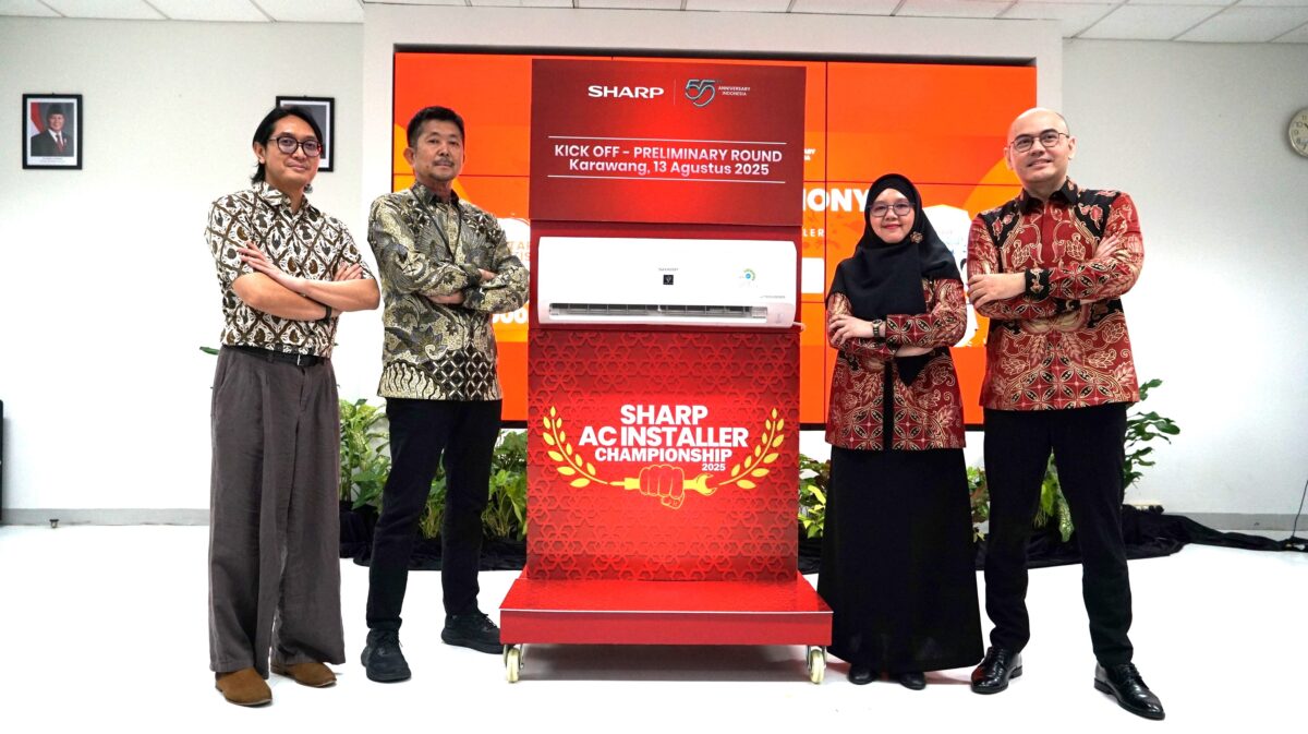 Content image for article: Sharp Gelar Kompetisi Installer AC 2025 untuk Tingkatkan Layanan