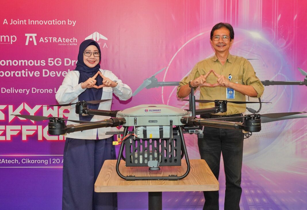 XLSMART dan ASTRAtech Buat Drone Otonom 5G untuk Industri Manufaktur