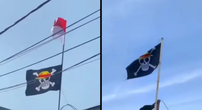 Viral Pengibaran Bendera One Piece Jelang HUT RI, Apa Maknanya?