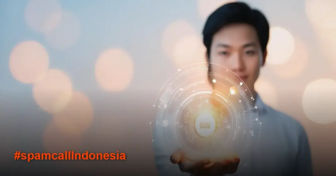 ilustrasi spam call Indonesia