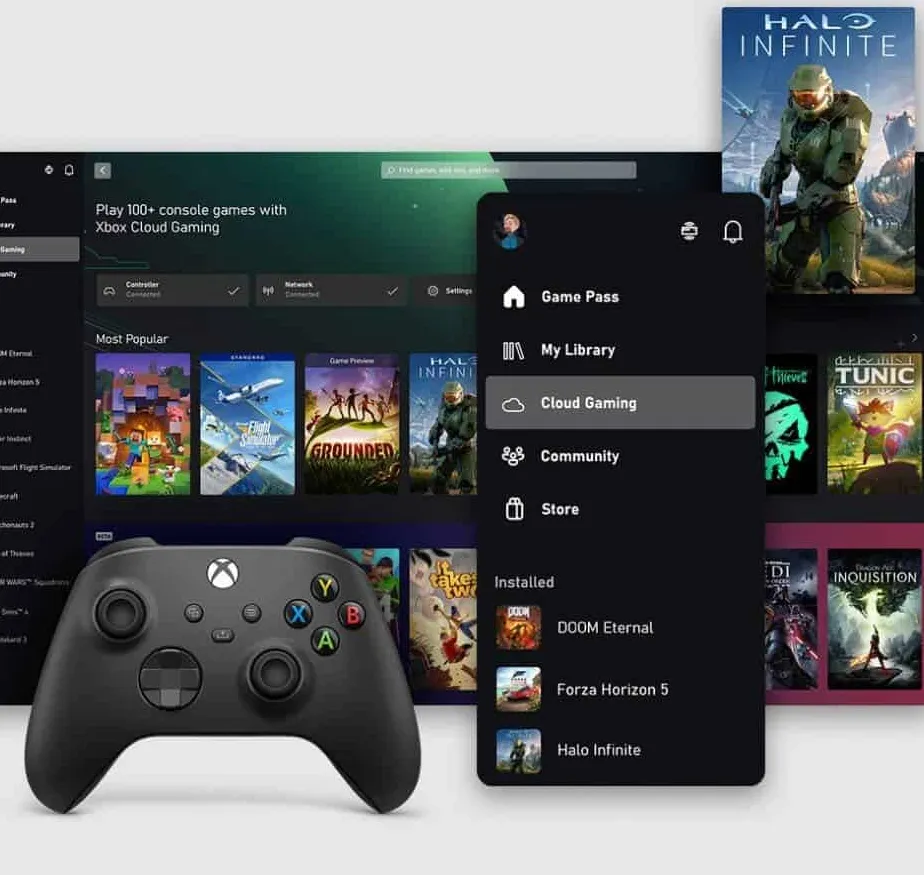 Xbox PC app game streaming