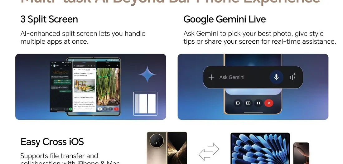 Honor Magic V5 dengan layar lipat dan desain tipis