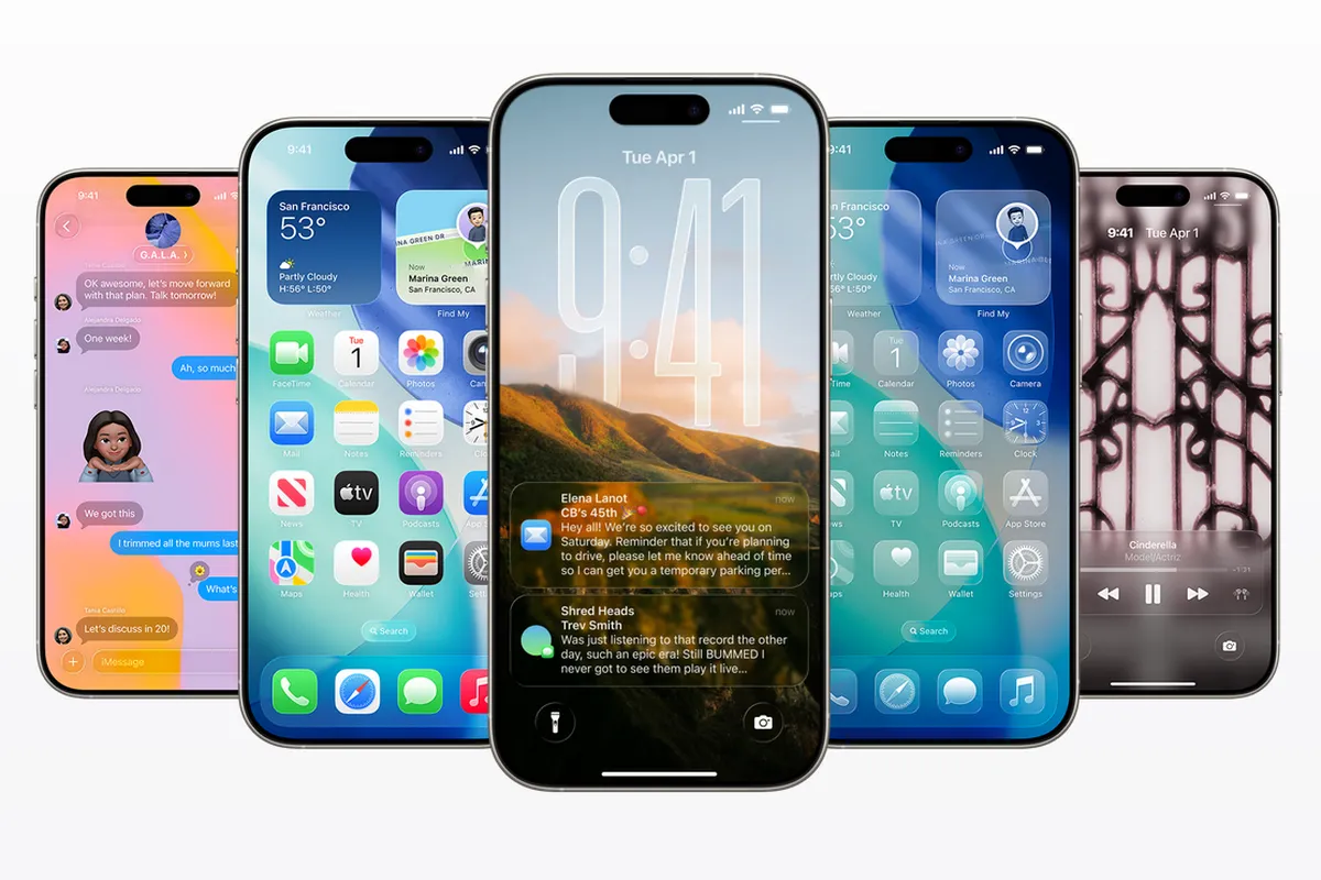 Daftar iPhone yang dapat iOS 26. Beberapa di antaranya, seperti iPhone 11, iPhone 12, dan yang lebih baru.